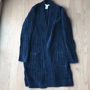 Soft long cardigan sweater